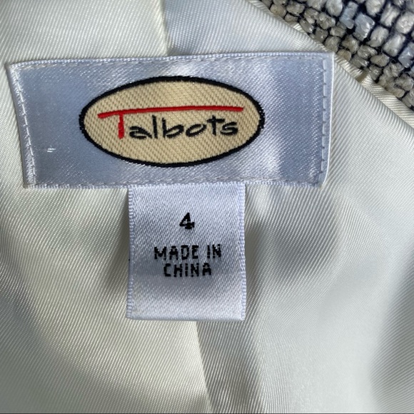 Talbots Silk Blend Tweed Blazer - Picture 12 of 14